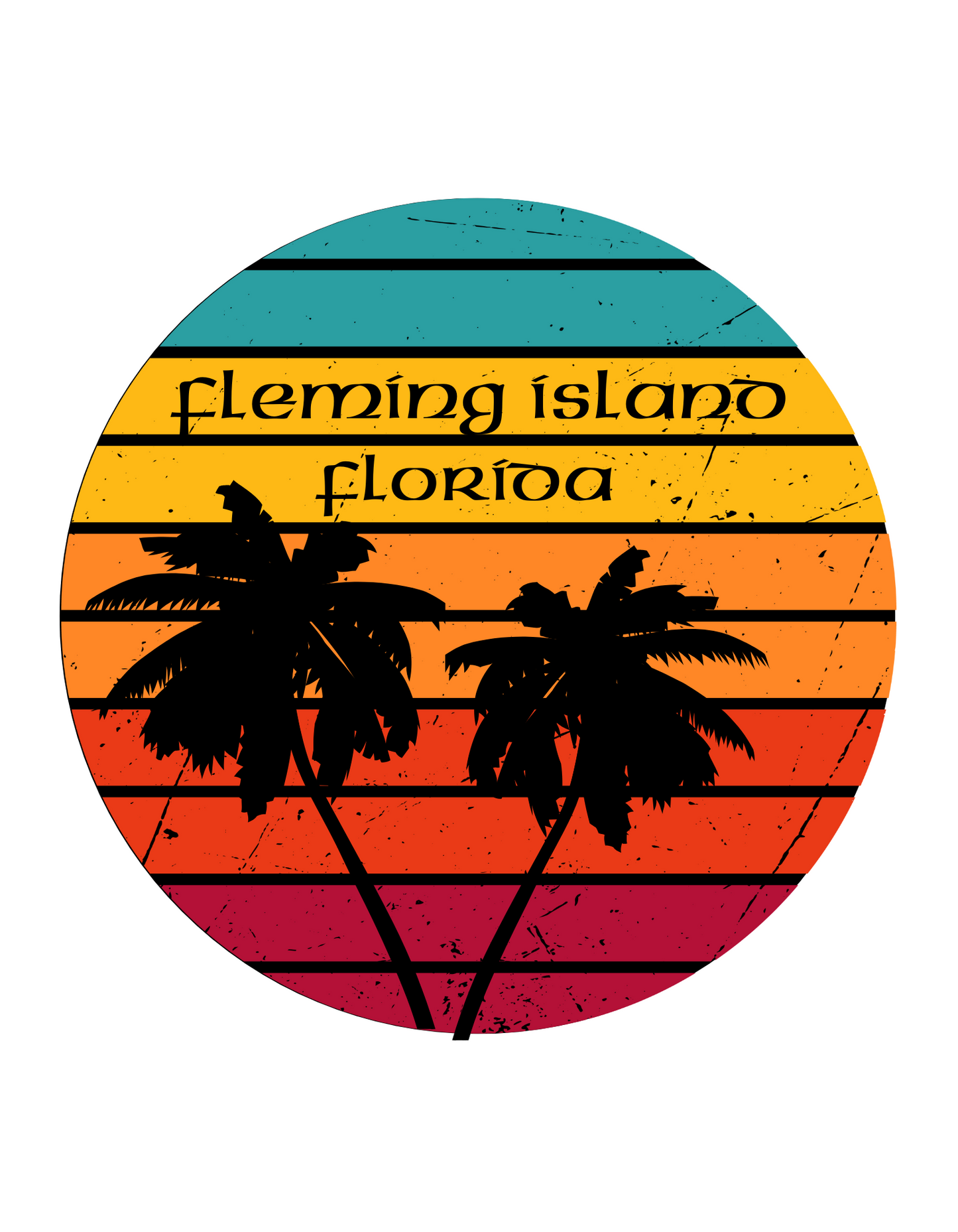 Fleming Island Vinyl Sticker