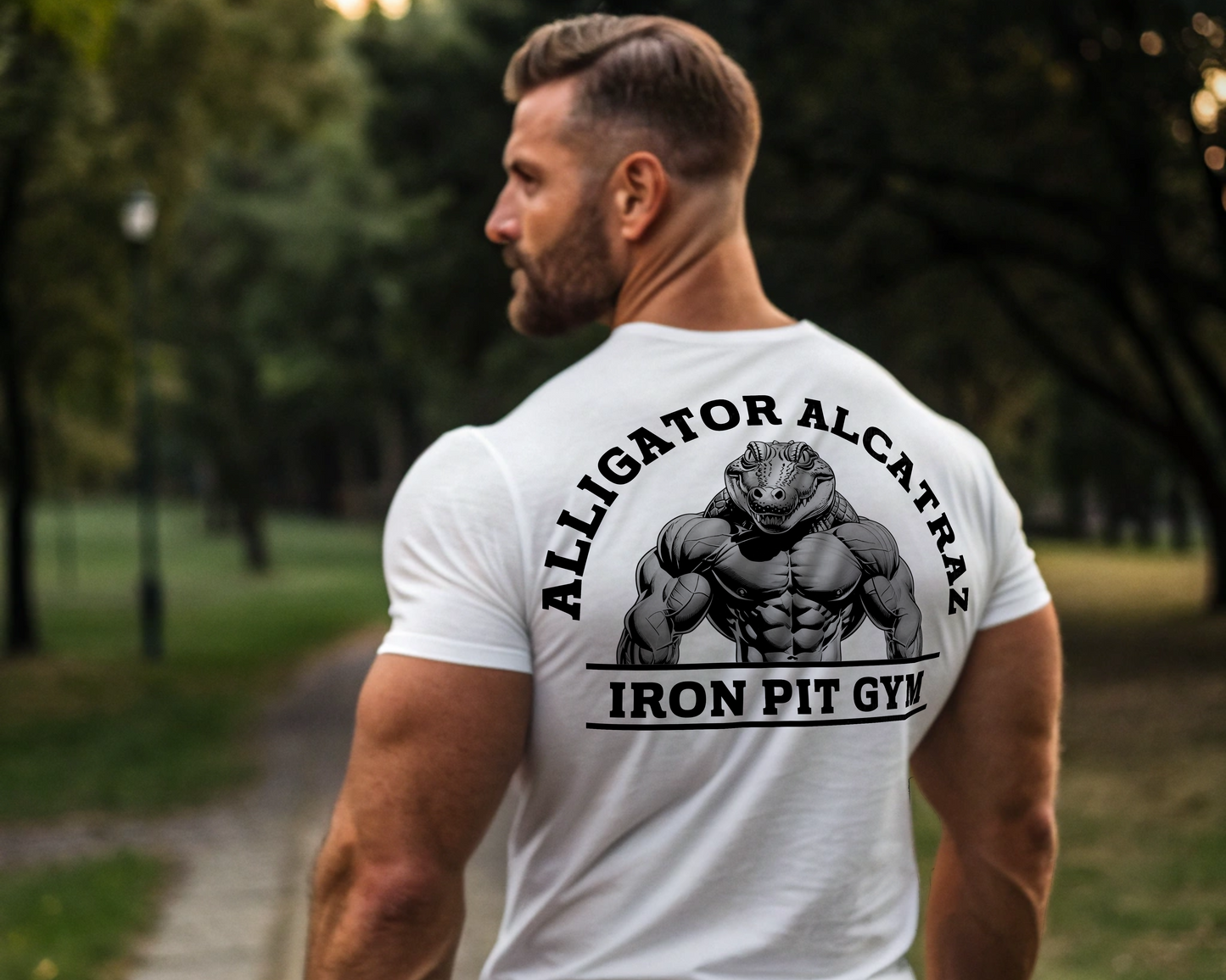 Alligator Alcatraz Iron Pit Gym Shirt